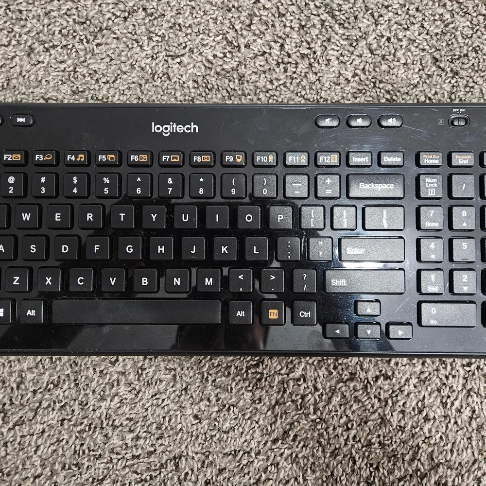 Logitech Black Wireless Keyboard